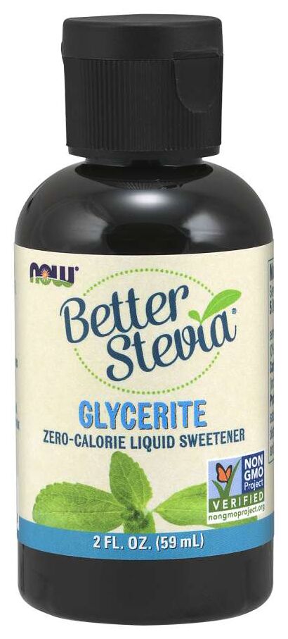 NOW Better Stevia Glycerite, alcohol-free