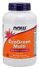 NOW Eco-Green Multi 180 veg capsules 