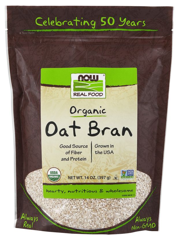 NOW Oat Bran 14 oz. (397 g) 