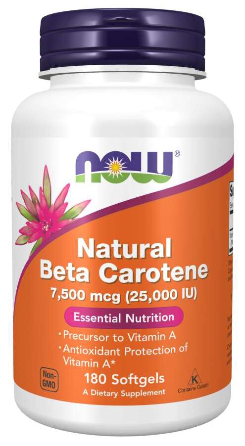 NOW Beta Carotene 180 softgels 