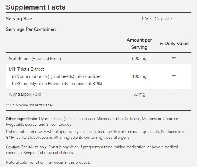 NOW Glutathione