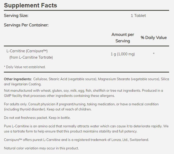 NOW L-Carnitine