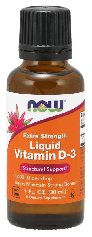 NOW Vitamin D-3, Liquid