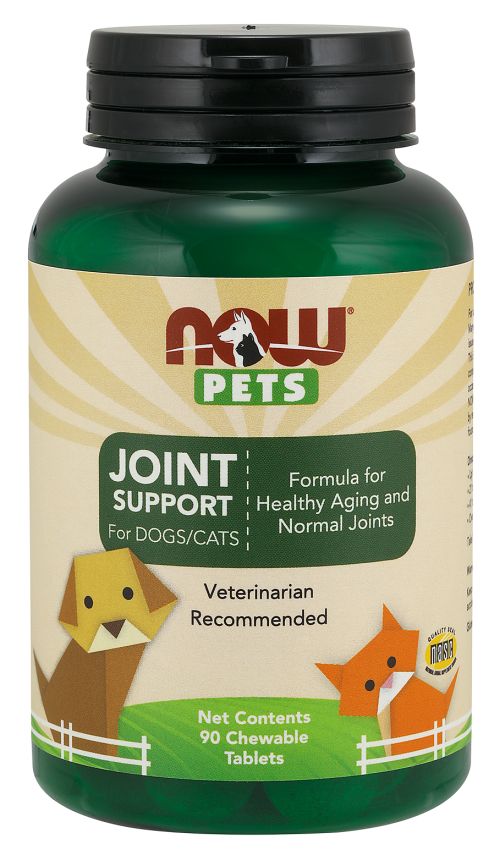 NOW Pets Joint Support, For Dogs/Cats 90 chewable tablets 