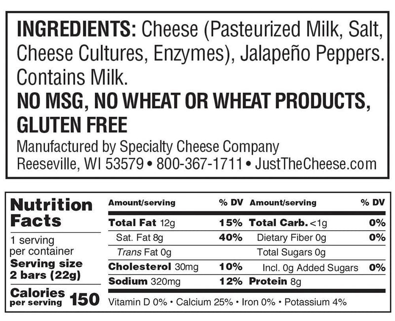 Specialty Cheese Just The Cheese Crunchy Baked Cheese Bars