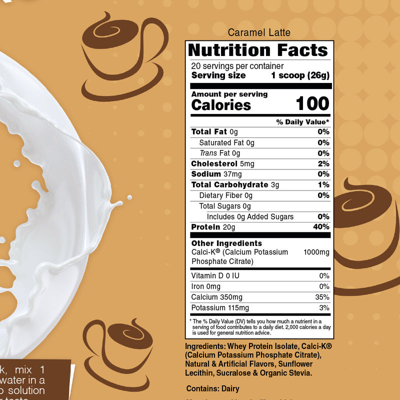 Inspire Caramel Latte Protein by Bariatric Eating