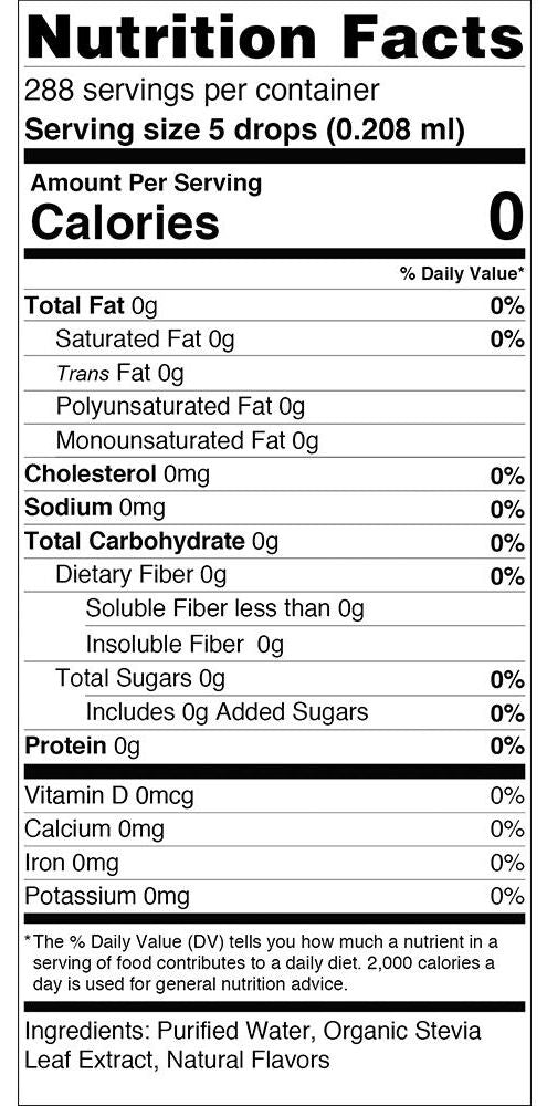 SweetLeaf Liquid Stevia Sweet Drops Sweetener