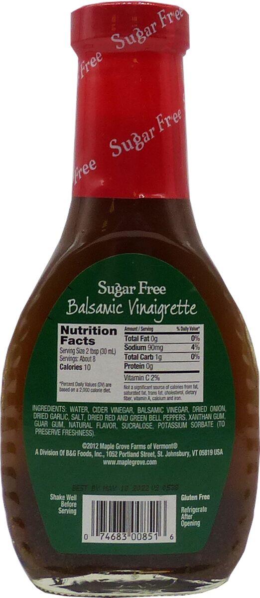 Maple Grove Farms Sugar Free Salad Dressing