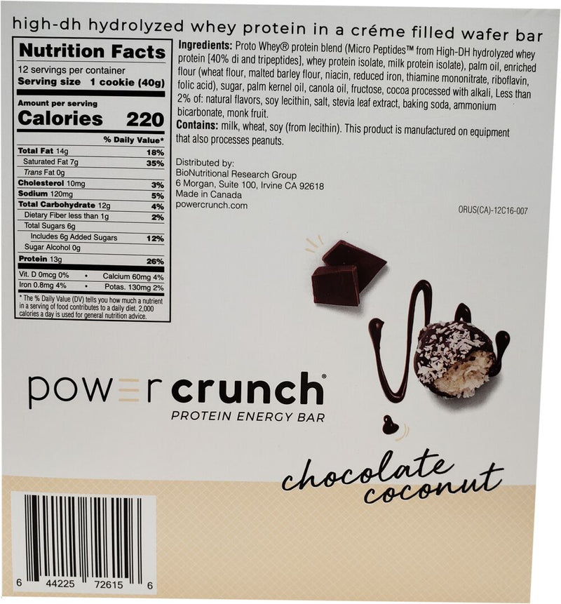 BNRG Power Crunch Protein Bars