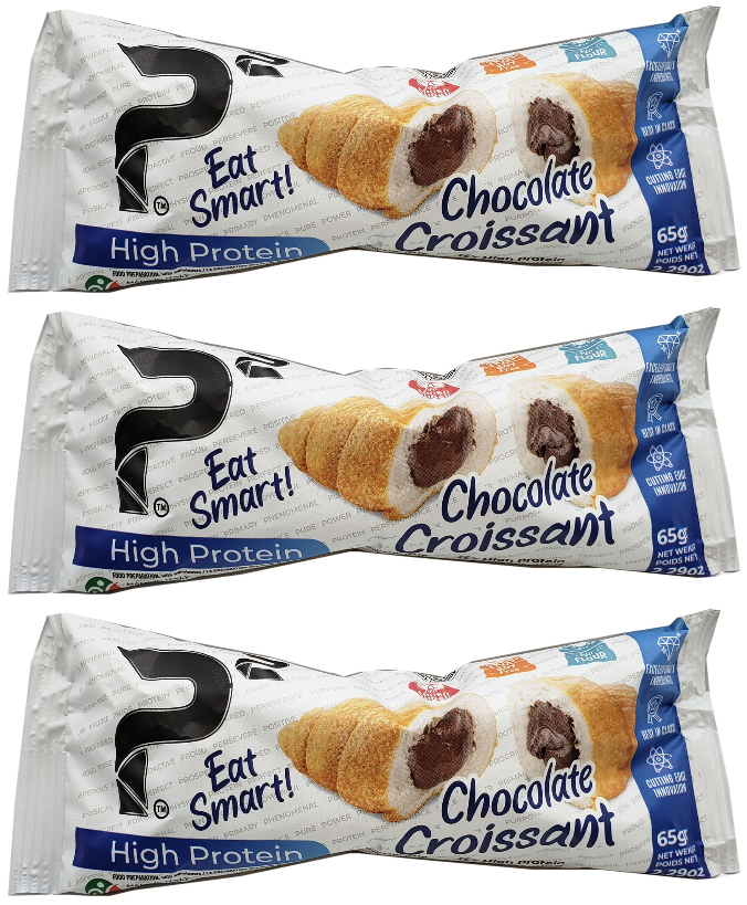 P2 Eat Smart High Protein Croissant 65 grams (2.29oz), Chocolate 