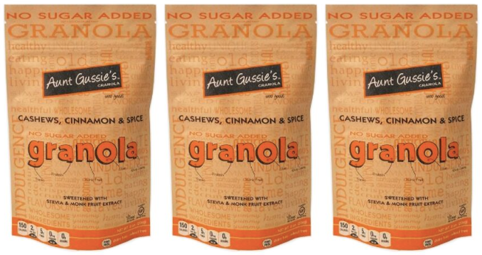 Aunt Gussie's No Sugar Added Granola 8 oz