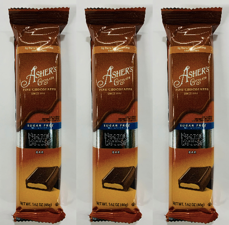 Asher's Chocolates Sugar Free Candy Bars