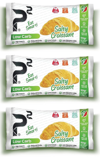 P2 Eat Smart High Protein/High Fiber Croissant 50 grams (1.76oz)