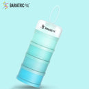 4 Compartment Detachable, Stackable, and Portion Controlled Food & Powder Storage Containers by BariatricPal 