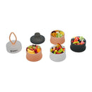 4 Compartment Detachable, Stackable, and Portion Controlled Food & Powder Storage Containers by BariatricPal 