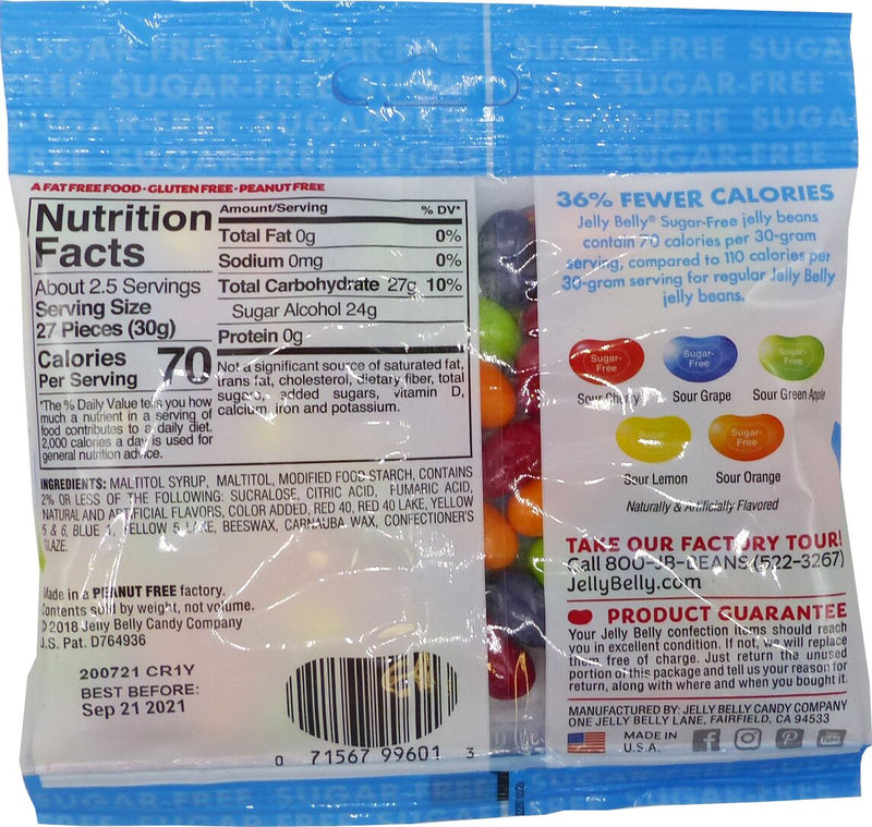 Jelly Belly Sugar-free Candies