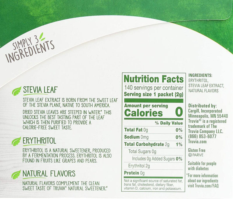 Truvia® Calorie-Free Sweetener Stevia Leaf Packets