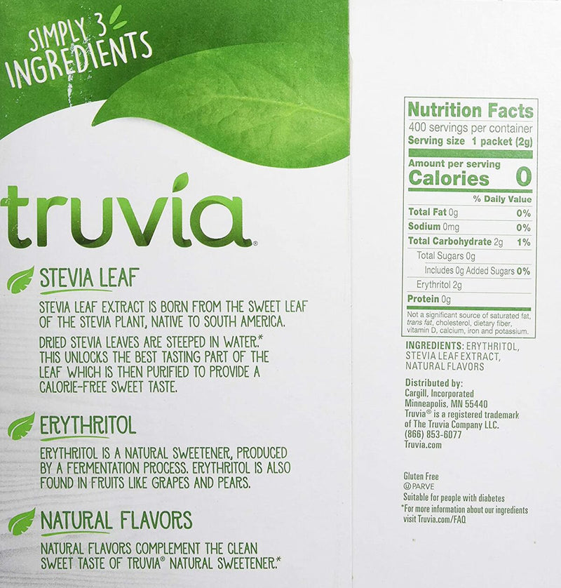 Truvia® Calorie-Free Sweetener Stevia Leaf Packets