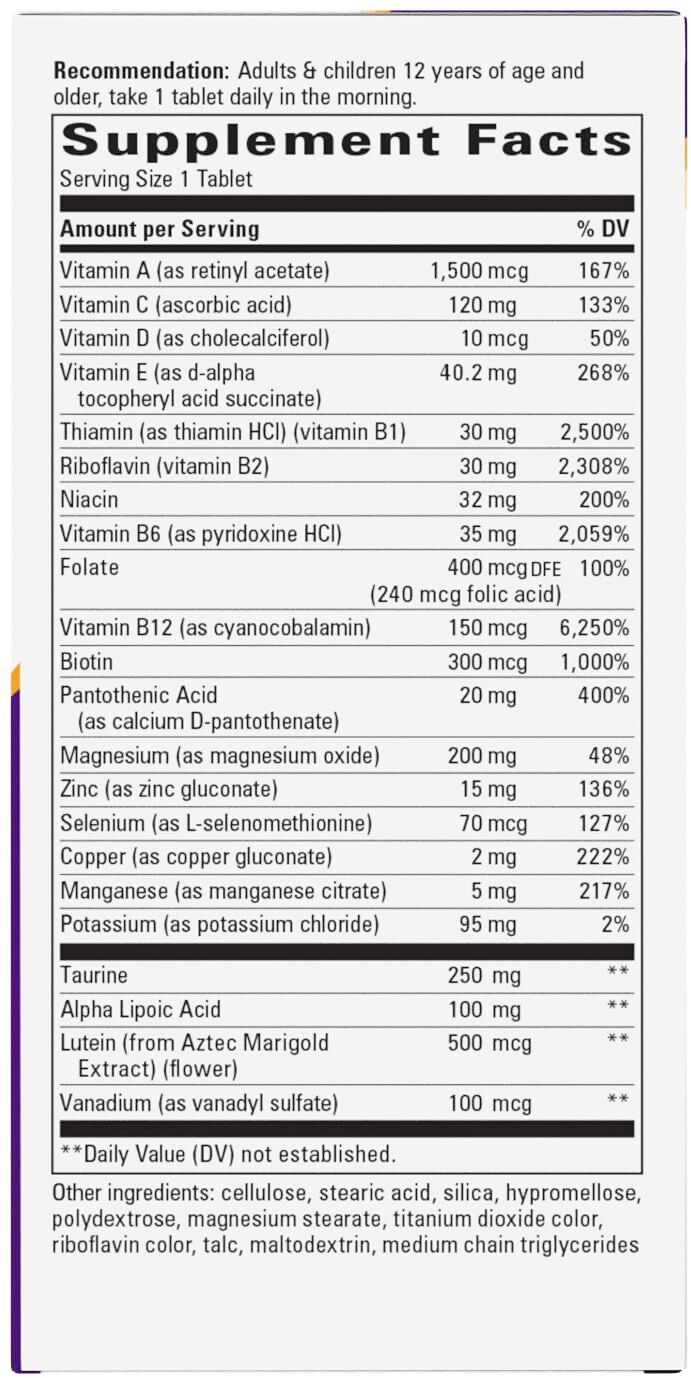 alpha betic Multi-Vitamin 30 tablets 