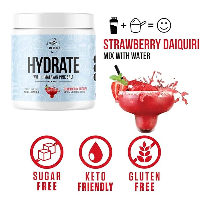 HYDRATE Electrolyte Powder by Coffee over Cardio