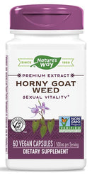 Nature's Way Horny Goat Weed Extract 60 vegan capsules 