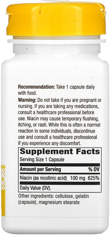 Nature's Way Niacin 100 capsules 