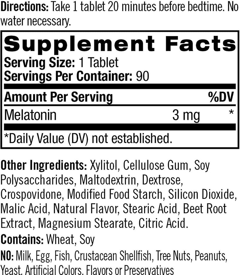 Natrol Melatonin, Fast Dissolve