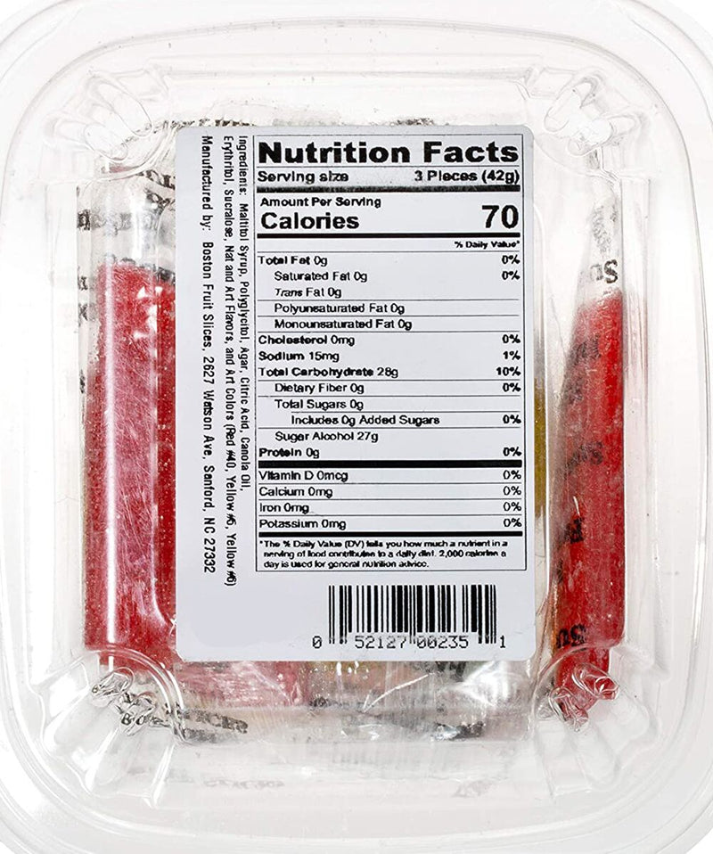 Boston Fruit Slices Sugar Free Fruit Slices 5 oz (142g) 