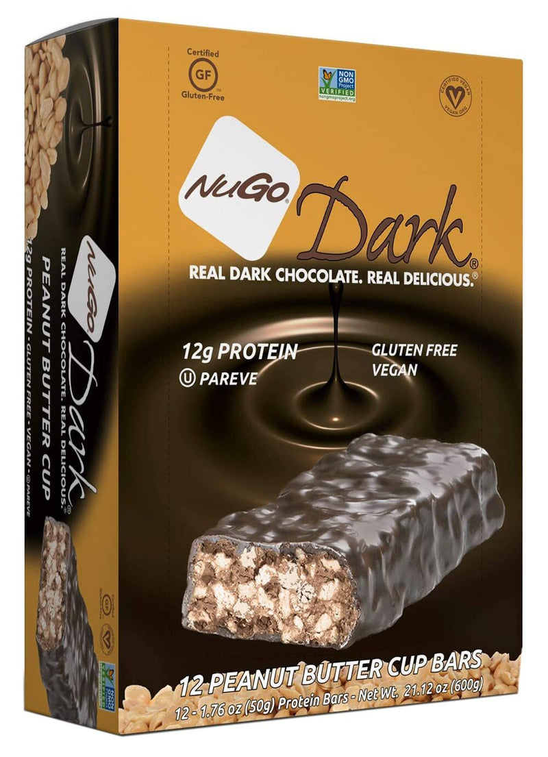 NuGo Dark Bars, 12 Bars