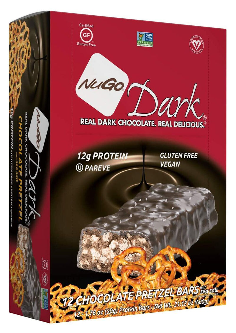 NuGo Dark Bars, 12 Bars