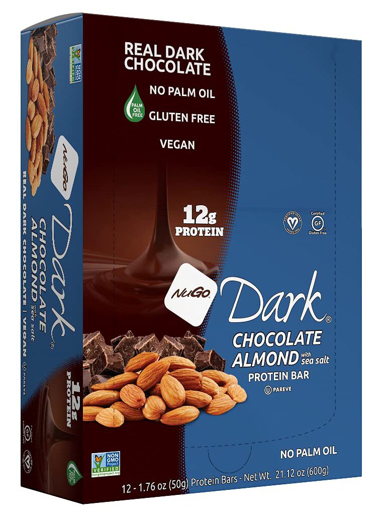 NuGo Dark Bars, 12 Bars