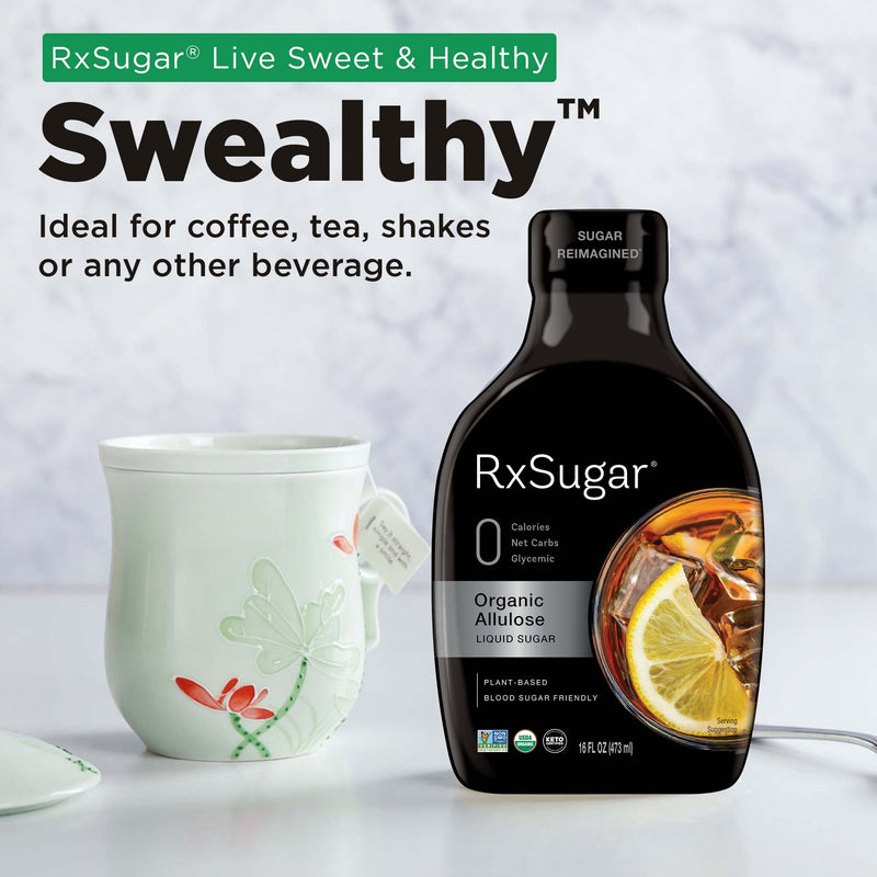 RxSugar Organic Liquid Sugar 16 oz 