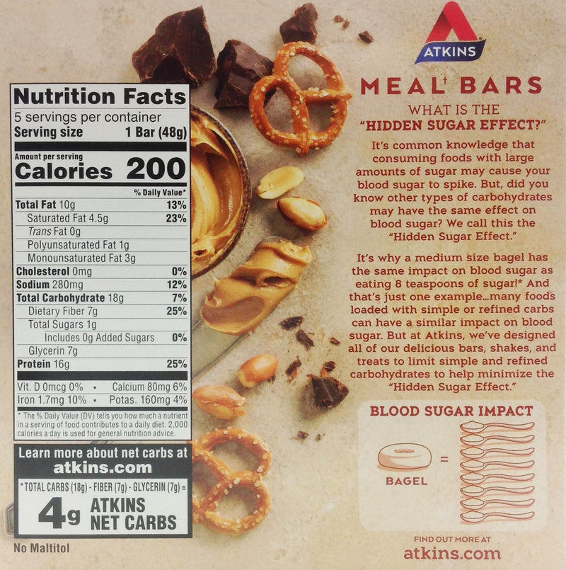 Atkins Nutritionals Meal Bars (5 bars)