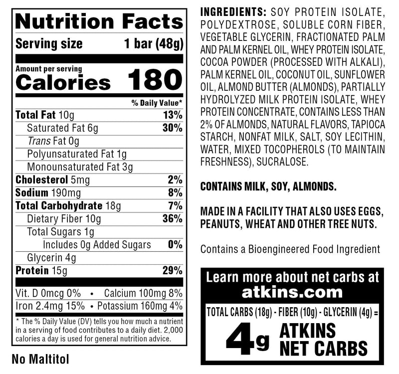 Atkins Nutritionals Meal Bars (5 bars)