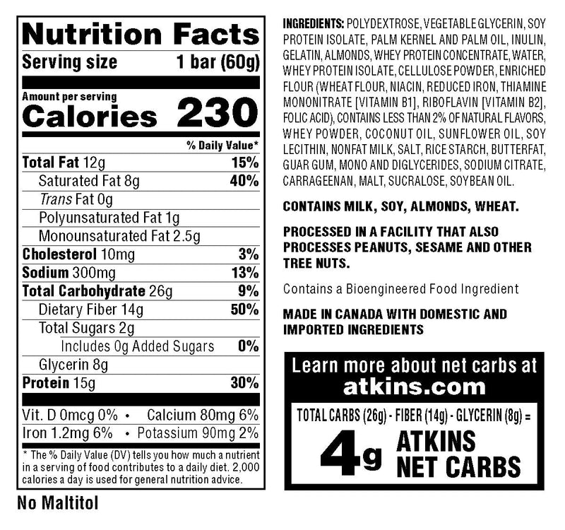 Atkins Nutritionals Meal Bars (5 bars)