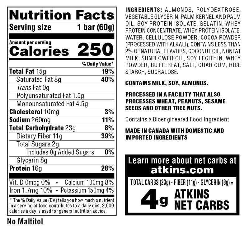 Atkins Nutritionals Meal Bars (5 bars)