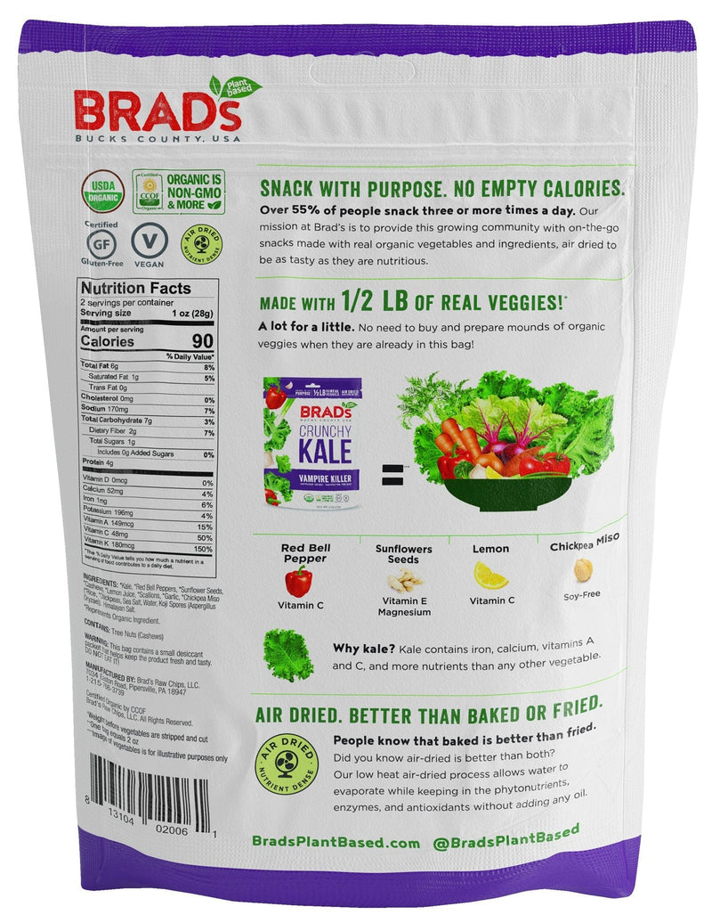 Brad's Raw Foods Crunchy Kale