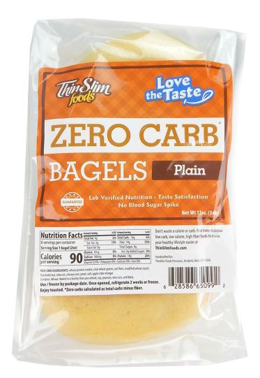 ThinSlim Foods Love the Taste Zero Carb Bagels