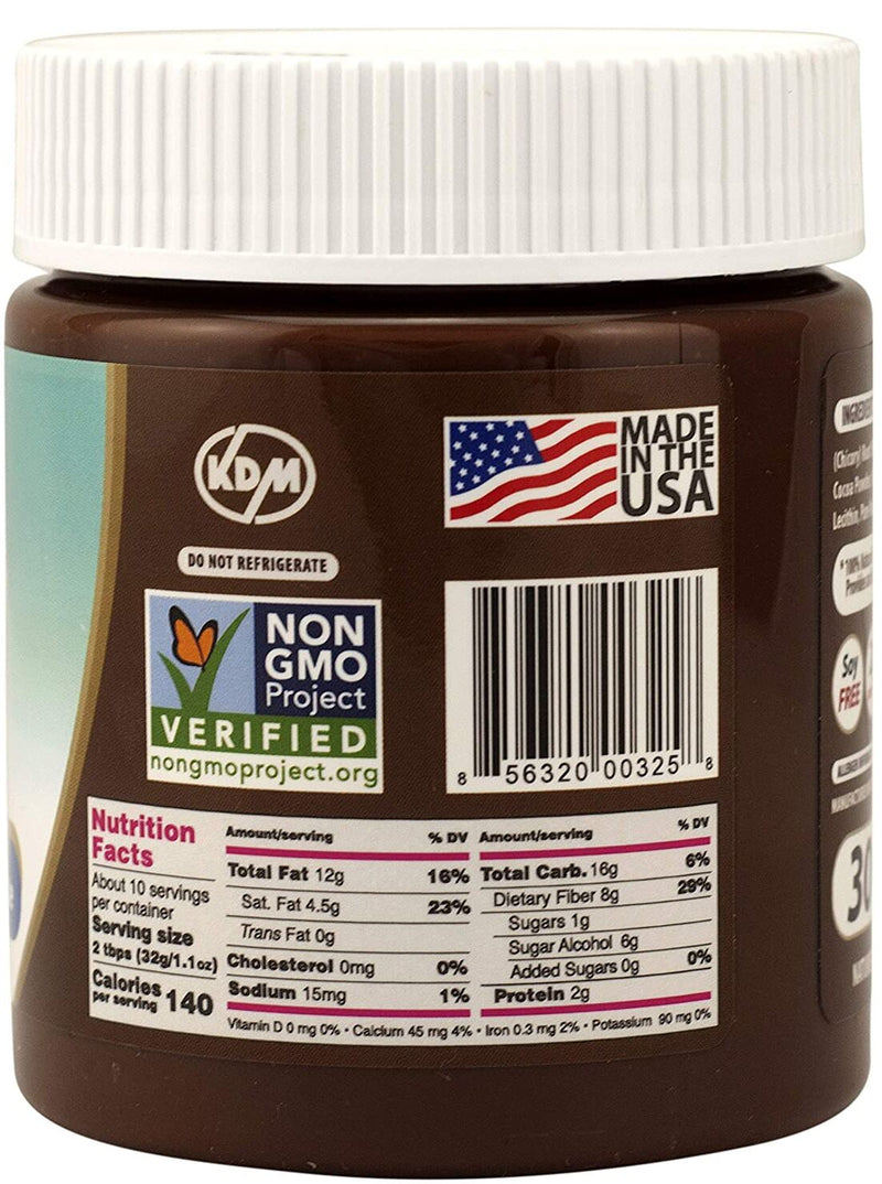 NutiLight Hazelnut Spread & Milk Chocolate, No Sugar Added 11 oz. 