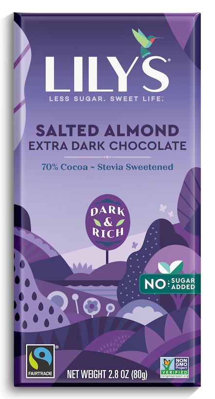 Lily's Sweets No Sugar Added 70% Extra Dark Chocolate Bars