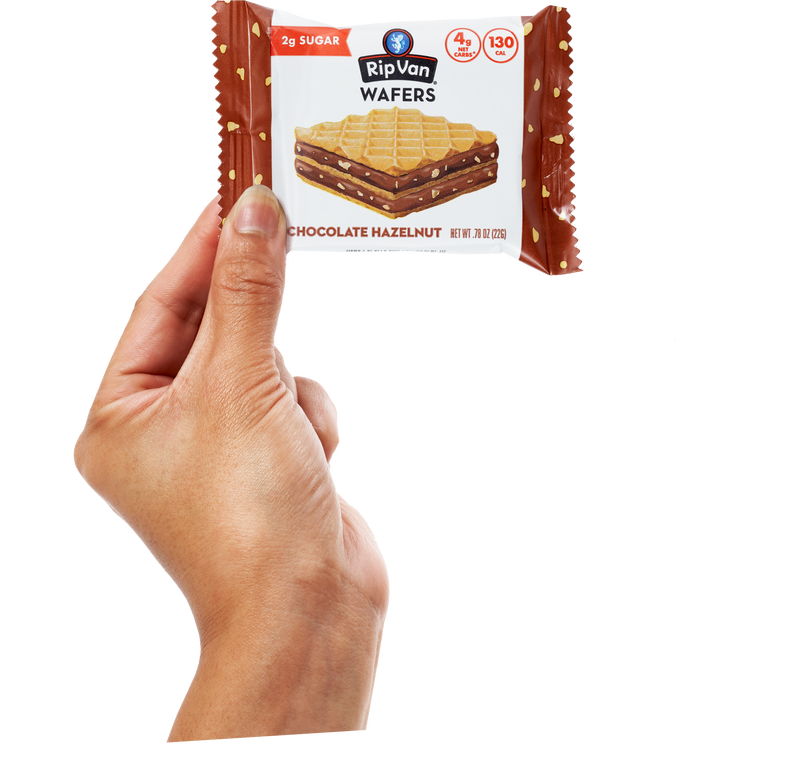 Wafer Snacks by Rip Van - Chocolate Hazelnut 