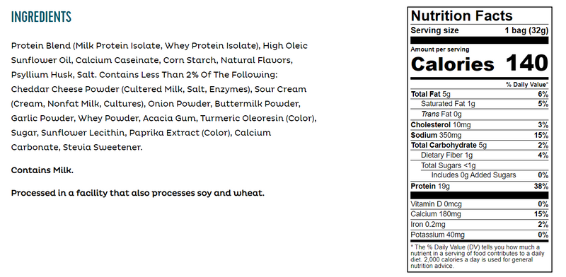 Quest Nutrition Protein Chips