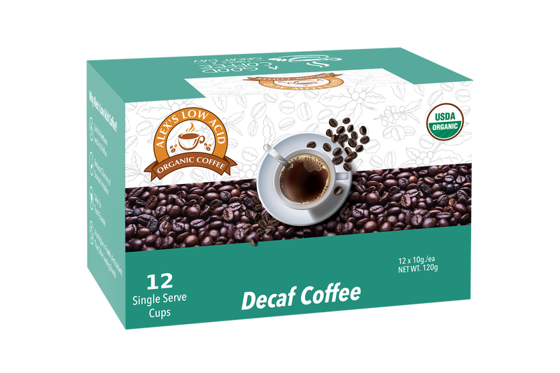 Alex's Low Acid Organic Coffee™ K-Cups - Decaf