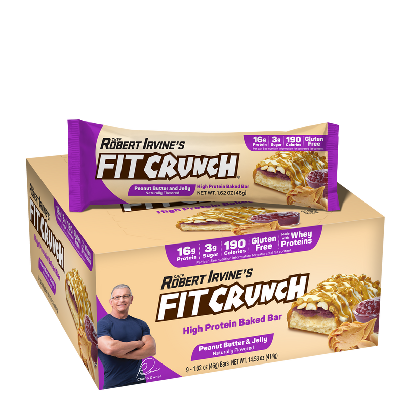 Robert Irvine's Fit Crunch Snack Size Whey Protein Baked Bar