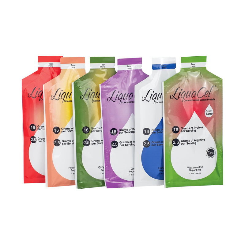 LiquaCel Liquid Protein 1oz Packets - Available in 6 Flavors! 