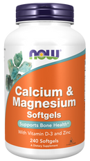 NOW Calcium & Magnesium with Vit D and Zinc