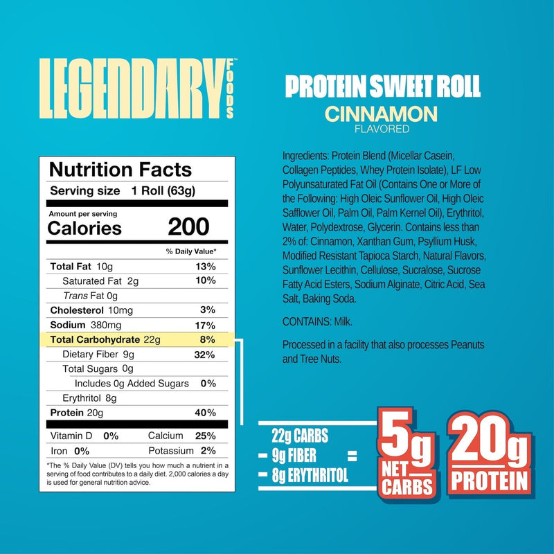 Legendary Foods Protein Sweet Roll