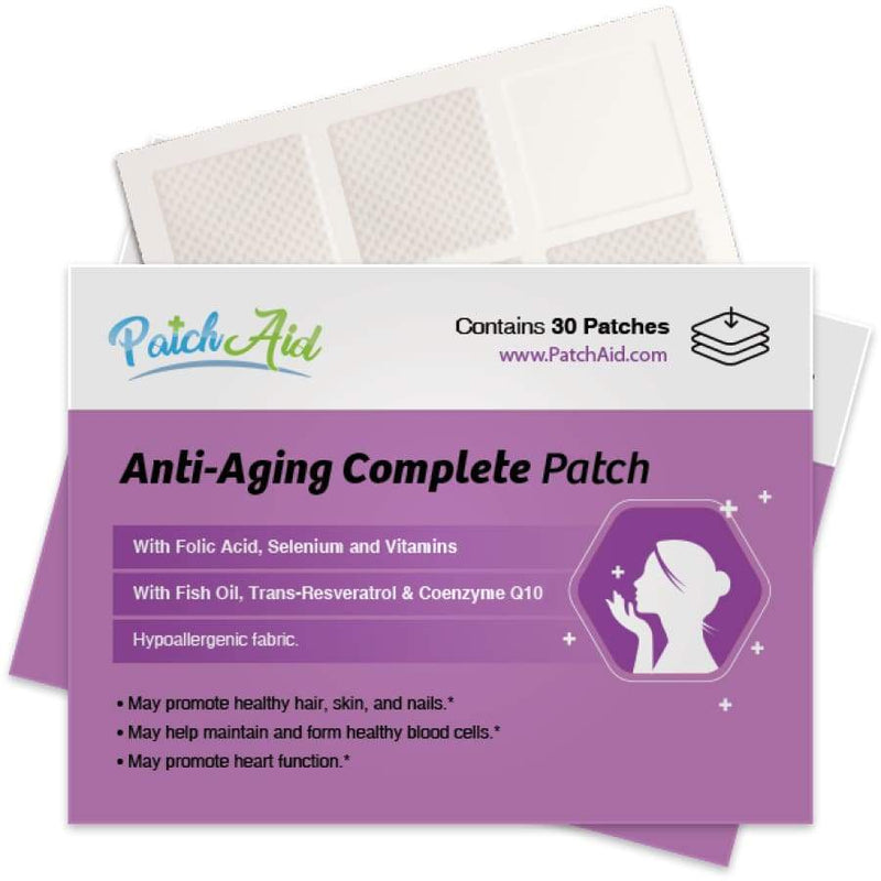 Anti-Aging Complete Topical Patch by PatchAid - 30-Day Supply - Vitamin Patch