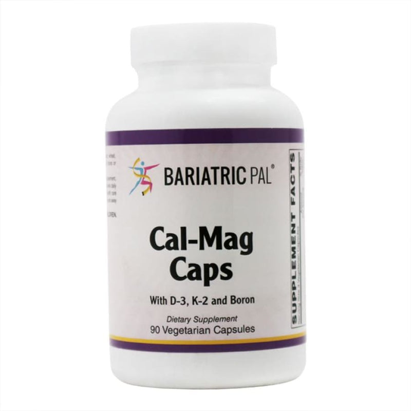 BariatricPal Calcium & Magnesium Vegetarian Capsules with D3, K2, and Boron