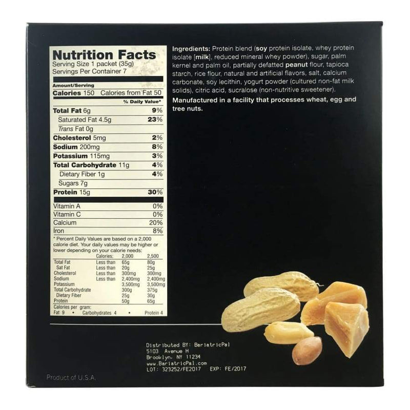 BariatricPal Coated Protein Puffs Snack - Peanut and Caramel - Cakes & Cookies